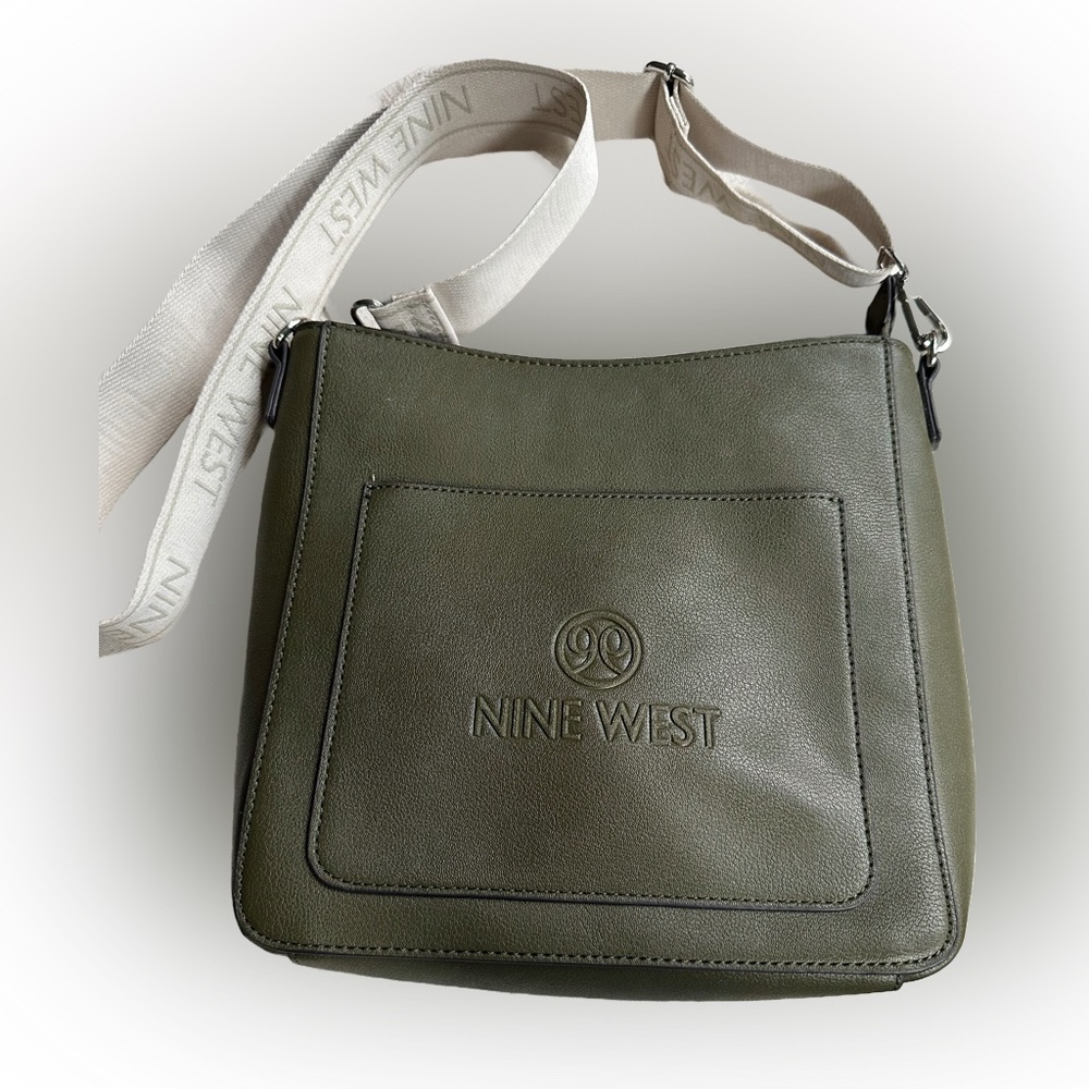 Nine West Olive Green Shoulder Bag